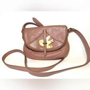 Mark by Marc Jacobs Petal to the Metal Leather Purse with Bird Accent